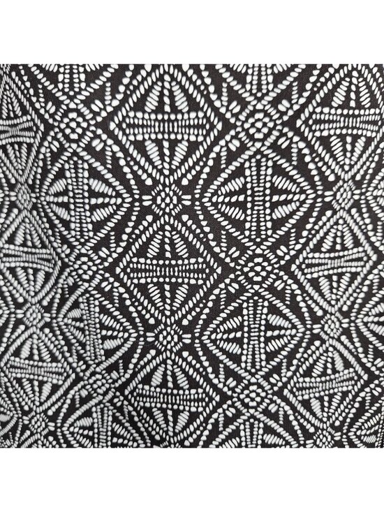Ripskirt Dresses & Skirts - RipSkirt Wrap Skirt Large Black Geometric Sheath Stretch Travel Knee Length